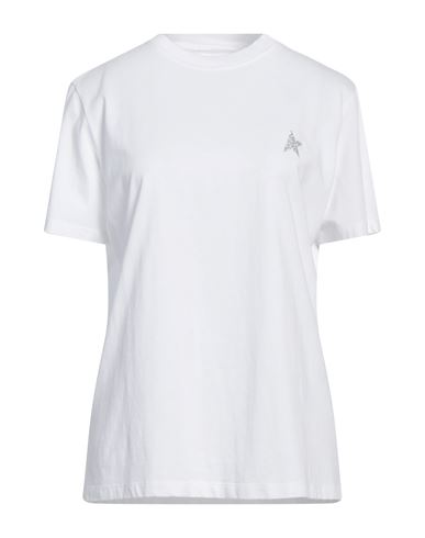 Golden Goose Star Collection Logo Cotton Jersey Graphic Tee In White