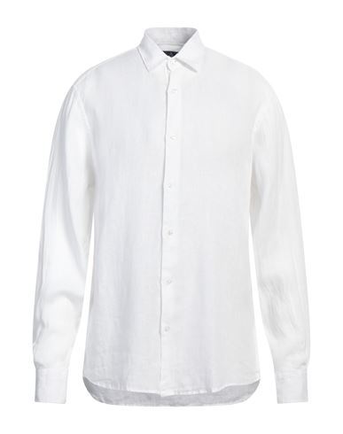 Lost In Albion Man Shirt White Size Xxl Linen