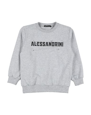 Shop Daniele Alessandrini Toddler Boy Sweatshirt Light Grey Size 4 Cotton, Elastane