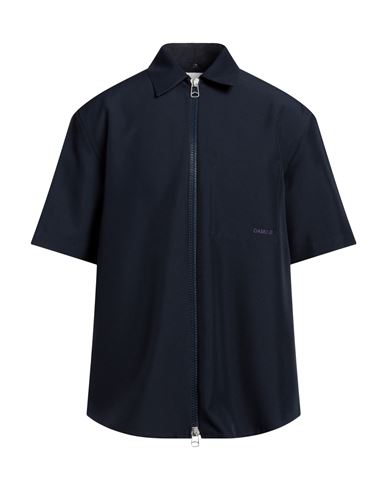 Oamc Man Shirt Navy Blue Size M Polyester