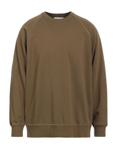 Shop Ymc You Must Create Man Sweatshirt Military Green Size L Organic Cotton