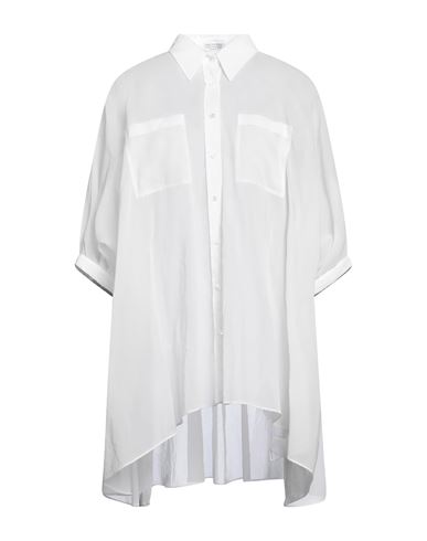 Brunello Cucinelli Woman Shirt White Size M Cotton, Brass