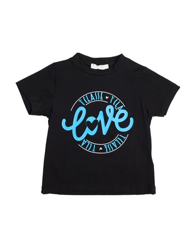 Alviero Martini 1a Classe Toddler Boy T-shirt Black Size 6 Cotton, Elastane In Black