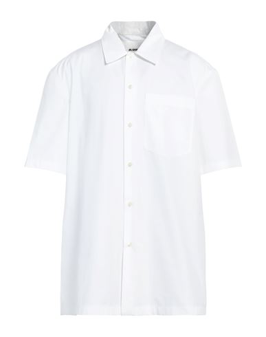 Jil Sander Man Shirt White Size 16 Cotton In White