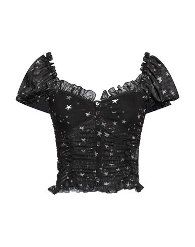 Aniye By Woman Top Black Size 8 Polyester, Elastane In Black