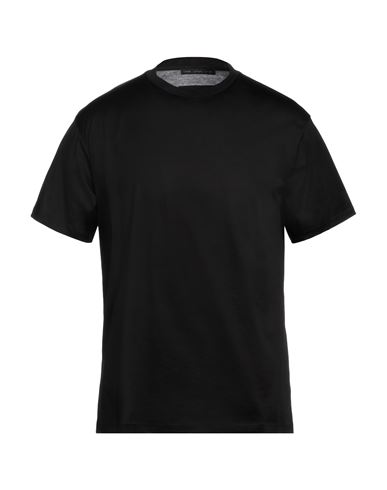 Shop Low Brand Man T-shirt Black Size 5 Cotton