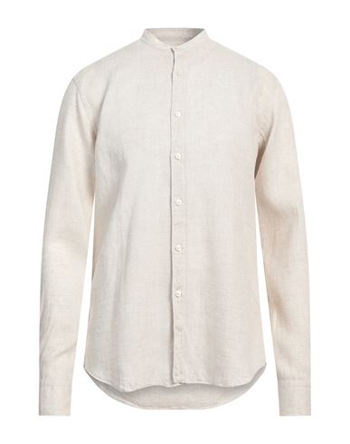 Xacus Man Shirt Beige Size 15 ½ Linen