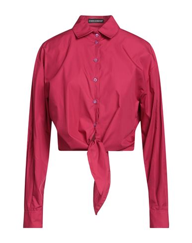Dolce & Gabbana Woman Shirt Garnet Size 2 Cotton In Red