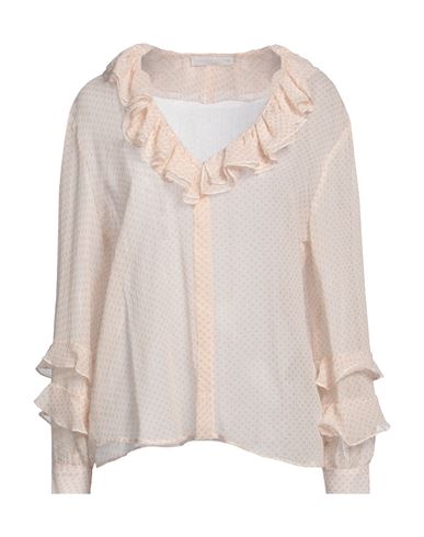 Fabiana Filippi Woman Shirt Light Pink Size 6 Cotton, Silk