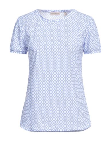 Camicettasnob Woman T-shirt Light Blue Size 14 Polyamide, Elastane
