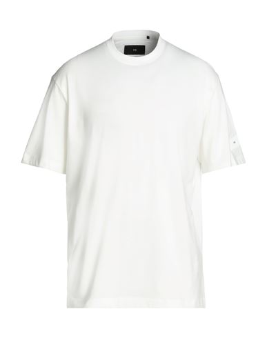Shop Y-3 Man T-shirt White Size L Cotton