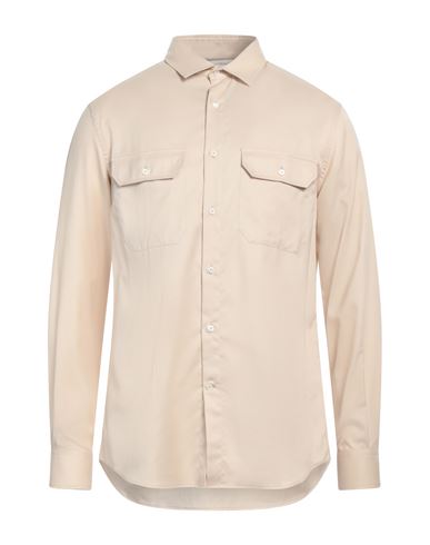 Brunello Cucinelli Beige Cotton Shirt In Beige