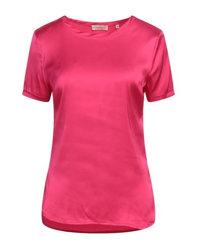 Camicettasnob Woman T-shirt Fuchsia Size 8 Viscose, Elastane In Pink