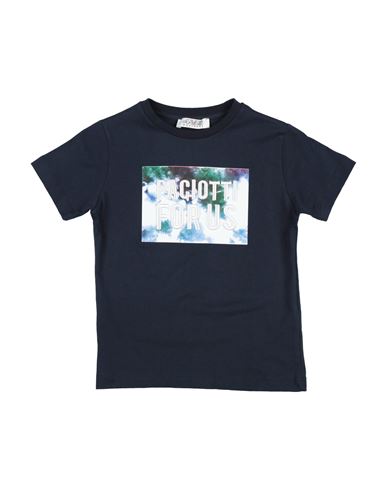Shop Cesare Paciotti 4us Toddler Boy T-shirt Midnight Blue Size 6 Cotton