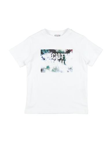 Shop Cesare Paciotti 4us Toddler Boy T-shirt White Size 4 Cotton