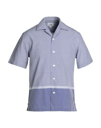 Dunhill Man Shirt Blue Size L Cotton