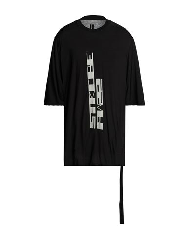 Rick Owens Drkshdw Drkshdw By Rick Owens Man T-shirt Black Size Xl Cotton