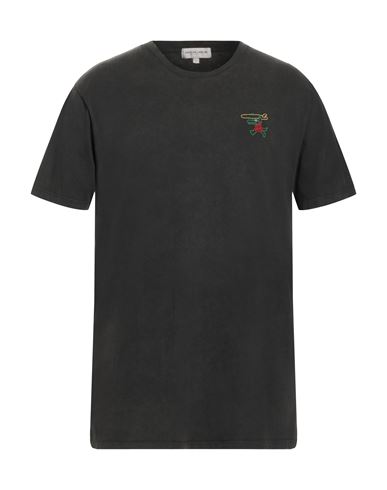 Maison Labiche Man T-shirt Lead Size Xxl Organic Cotton In Grey