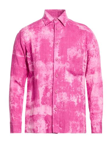 Camisa Hombre Fucsia M,S Hombre