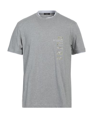 Peserico Man T-shirt Grey Size 38 Cotton