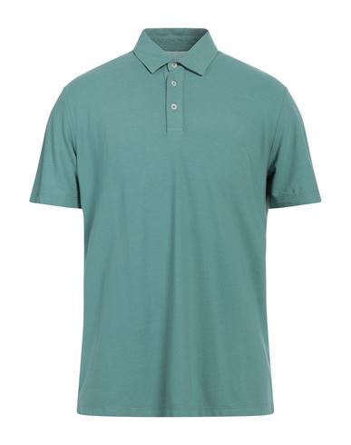 Altea Man Polo Shirt Sage Green Size L Cotton