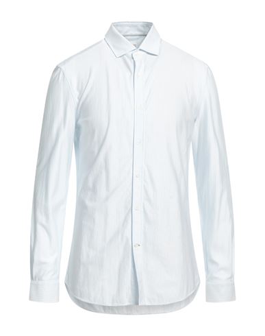 Brunello Cucinelli Man Shirt Sky Blue Size Xl Cotton