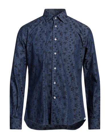 B>more Man Shirt Blue Size 16 ½ Cotton