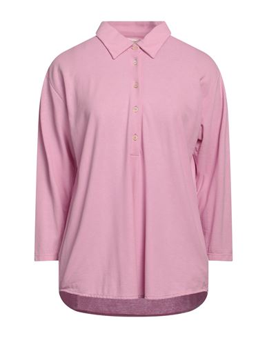Zanone Button-placket Cotton Shirt In Pink
