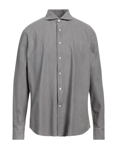 Alessandro Gherardi Man Shirt Grey Size 15 Cotton