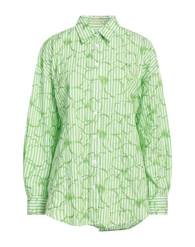 Camicettasnob Woman Shirt Light Green Size 10 Cotton
