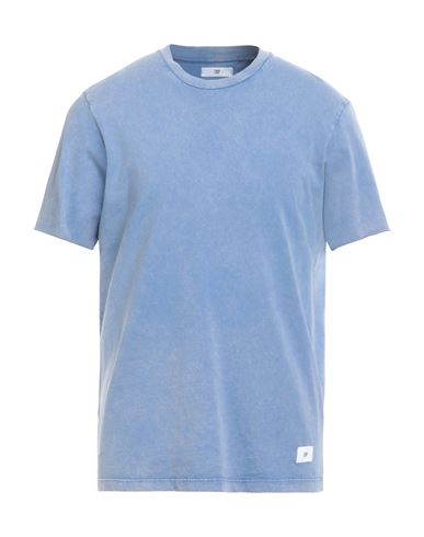 Shop Pmds Premium Mood Denim Superior Man T-shirt Slate Blue Size S Cotton