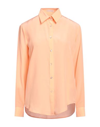 CAMICETTASNOB CAMICETTASNOB WOMAN SHIRT APRICOT SIZE 10 SILK