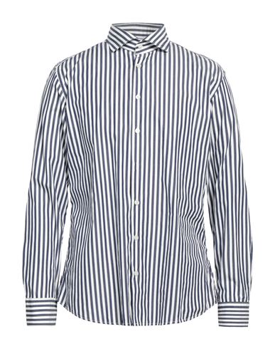 Bastoncino Man Shirt Blue Size 16 ½ Cotton