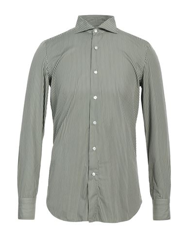 Finamore 1925 Man Shirt Sage Green Size 17 Cotton
