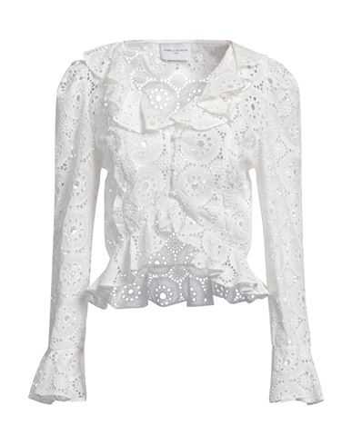 Isabelle Blanche Paris Woman Shirt White Size Xs Cotton