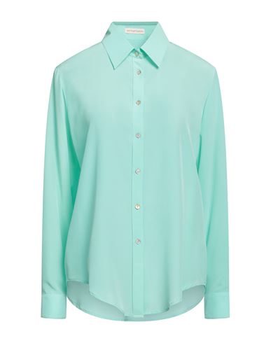 Camicettasnob Woman Shirt Light Green Size 10 Silk