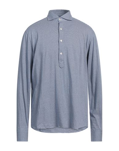 Alessandro Gherardi Man Polo Shirt Navy Blue Size 16 ½ Cotton In Black