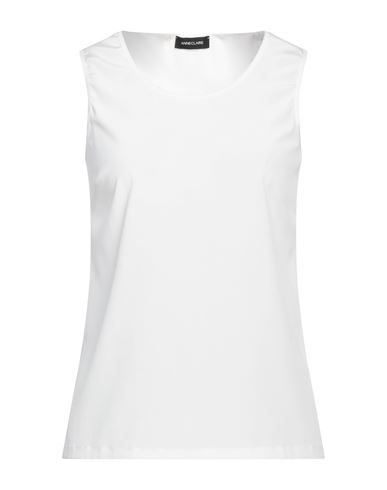 Anneclaire Woman Top Ivory Size 6 Silk, Elastane In White
