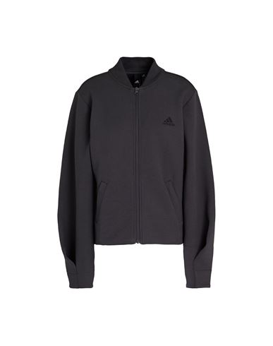 Adidas Originals Adidas Woman Sweatshirt Steel Grey Size 00 Cotton, Recycled Polyester, Elastane