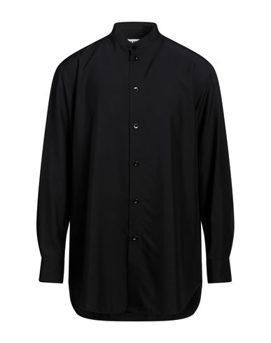 Jil Sander Man Shirt Black Size 15 Silk