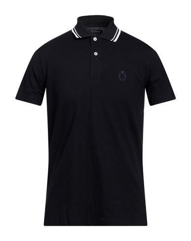 Zegna Man Polo Shirt Midnight Blue Size 36 Cotton In Blue