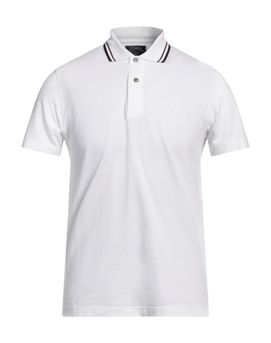 Zegna Man Polo Shirt White Size 36 Cotton In White