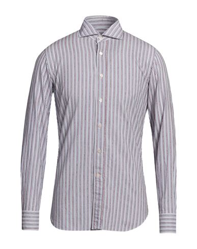 Alessandro Gherardi Man Shirt Blue Size 15 ½ Cotton In Gray