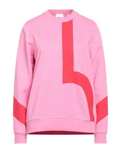 Burberry Woman Sweatshirt Fuchsia Size Xs Cotton, Elastane In Pink