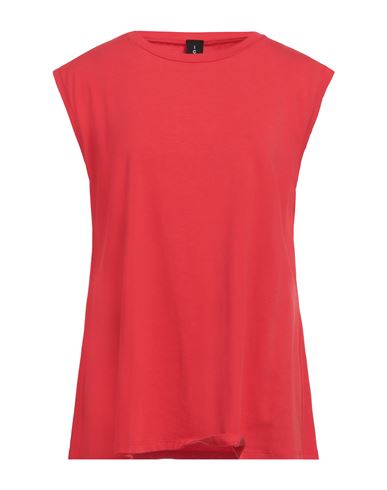 Icon Unique Woman T-shirt Red Size M Cotton, Elastane