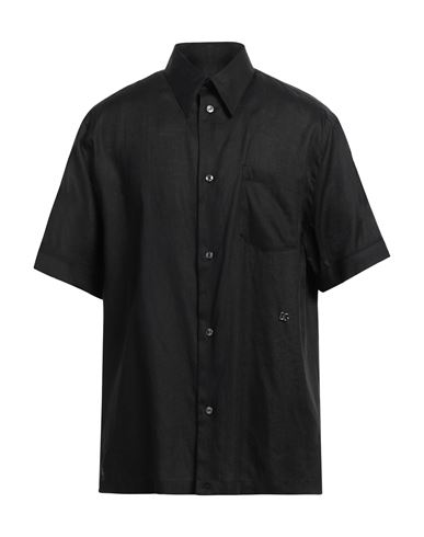 Dolce & Gabbana Man Shirt Black Size 16 ½ Linen