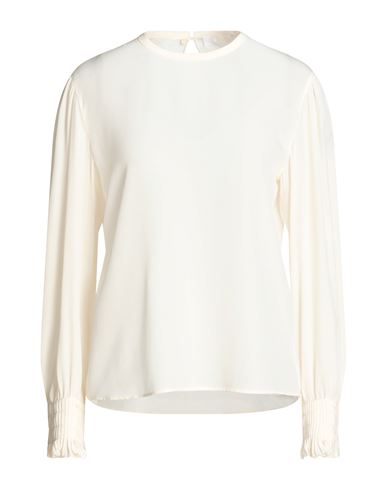 Chloé Woman Top Ivory Size 8 Silk In White