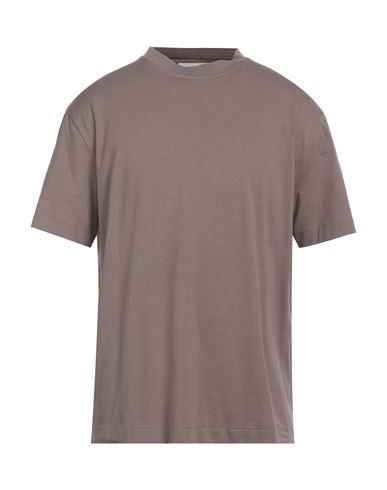 Shop Cruciani Man T-shirt Light Brown Size 44 Cotton, Elastane In Beige