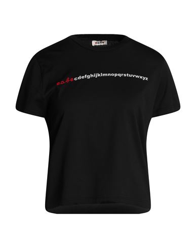 A.b. A. B. Woman T-shirt Black Size 6 Cotton