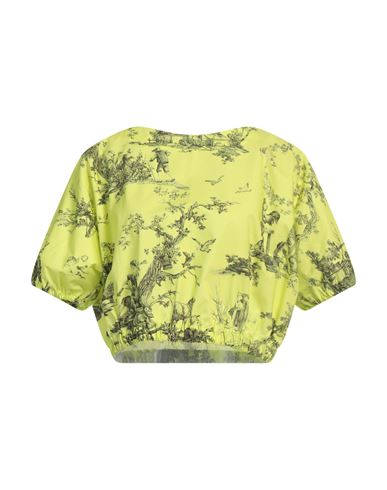 Philosophy Di Lorenzo Serafini Woman T-shirt Acid Green Size 8 Cotton In Green